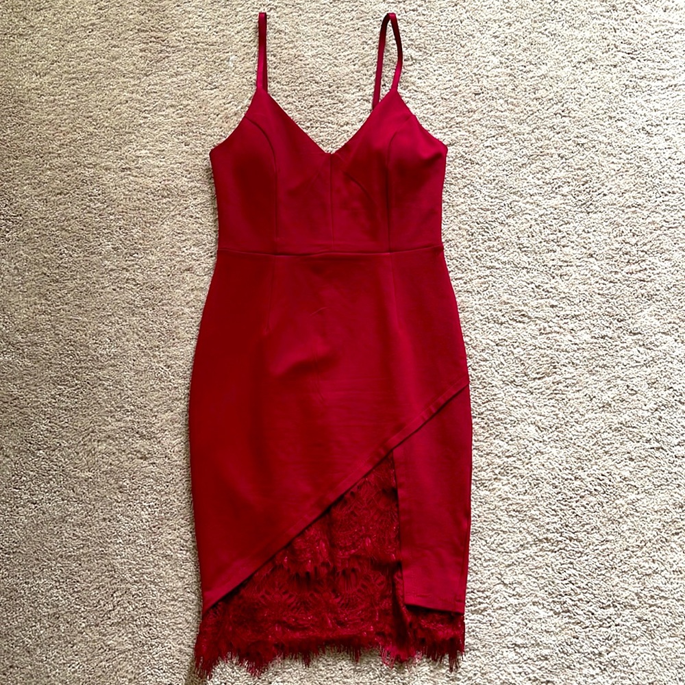 Red dress